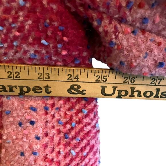 NWT Talbots Pink Confetti Plaid Coat 2XP Wool Blend Plus Petite New Preppy - Picture 10 of 14